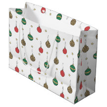 Motif unique de l'ornement de Noël Baubles