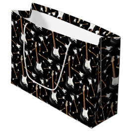 Grand Sac Cadeau Musicien de guitare électrique professeur de musiq