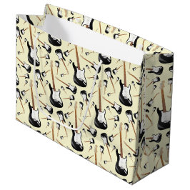 Grand Sac Cadeau Musicien de guitare électrique professeur de musiq