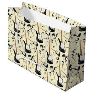 Grand Sac Cadeau Musicien de guitare électrique professeur de musiq