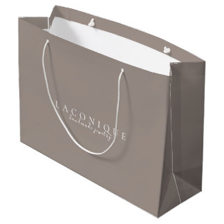 Grand Sac Cadeau Neutre | Minimaliste | Neutre