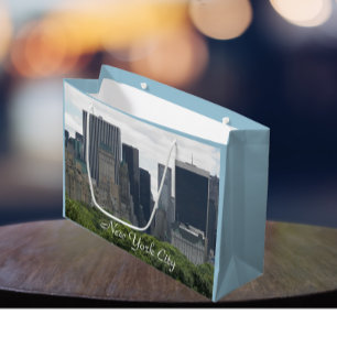 Grand Sac Cadeau New York City Manhattan Skyline