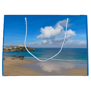 Grand Sac Cadeau Newquay Bay en été