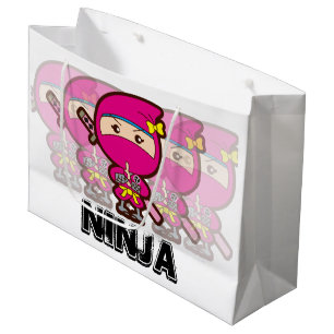 Grand Sac Cadeau Ninja Girl