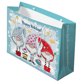 Grand Sac Cadeau Noël / Gnomes cadeau Fourre-tout