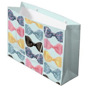 Grand Sac Cadeau Nœuds Papillons