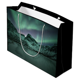 Grand Sac Cadeau Northern Lights Norvège