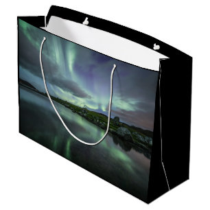Grand Sac Cadeau Northern Lights Norvège