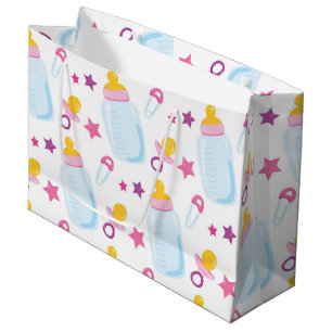 Grand Sac Cadeau Nouvelle fille