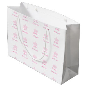 Grand Sac Cadeau Nouvelle princesse - un bébé royal !