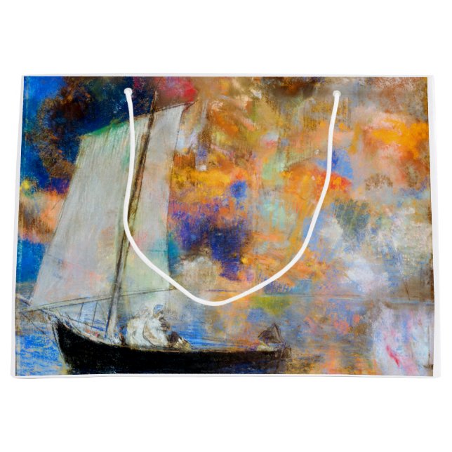 Grand Sac Cadeau Nuages de fleurs, Redon (Devant)