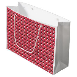 Grand Sac Cadeau Octagon en forme de Ruby Gemstone Juillet Birthsto