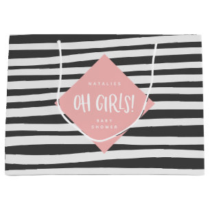 Grand Sac Cadeau Oh filles ! Les filles jumelles vous remercient
