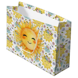Grand Sac Cadeau Oh Jour Ensoleillé