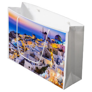 Grand Sac Cadeau Oia Santorini