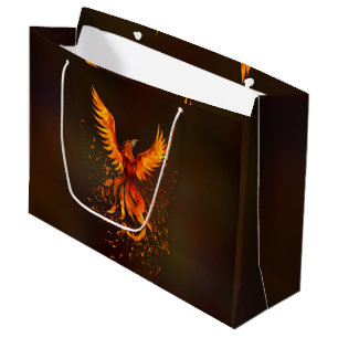 Grand Sac Cadeau Oiseau de Phoenix