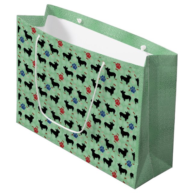 Grand Sac Cadeau Ombre PWC (Devant Angle)