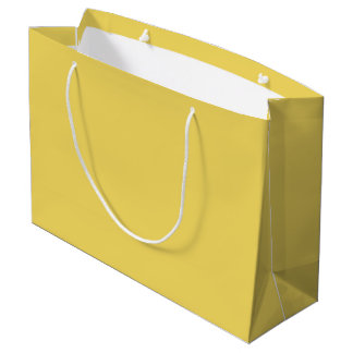 Grand Sac Cadeau Or Massif Uni Couleur