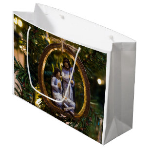 Grand Sac Cadeau Ornement de la Nativité