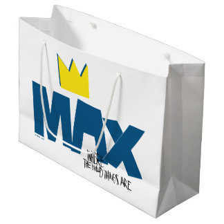 Grand Sac Cadeau Où sont les monstres | Max et couronne