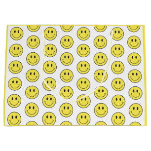 Grand Sac Cadeau Papier d'enveloppement sourire