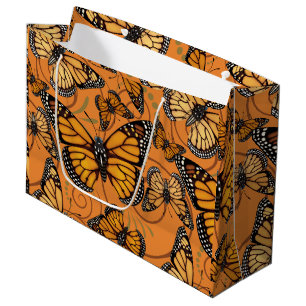 Grand Sac Cadeau Papillon de monarque