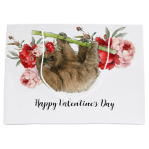 Paresseux à la Saint-Valentin
