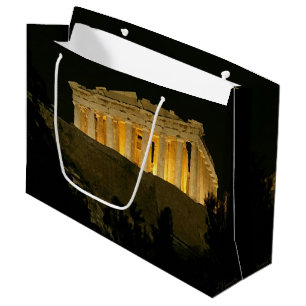 Grand Sac Cadeau Parthénon de nuit