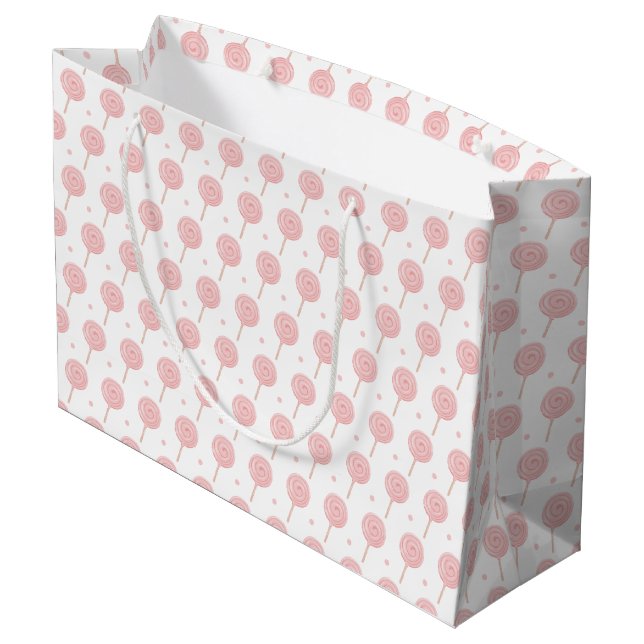 Grand Sac Cadeau Parti de Candyland (Dos Angle)