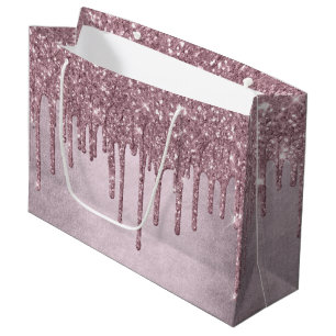 Grand Sac Cadeau Parties scintillant Mauve de dérive Mélangeur de