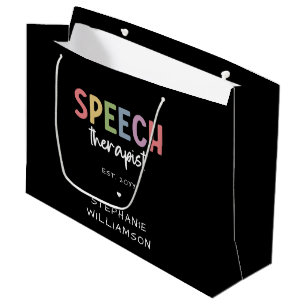 Grand Sac Cadeau Pathologiste orthophoniste sur mesure SLP