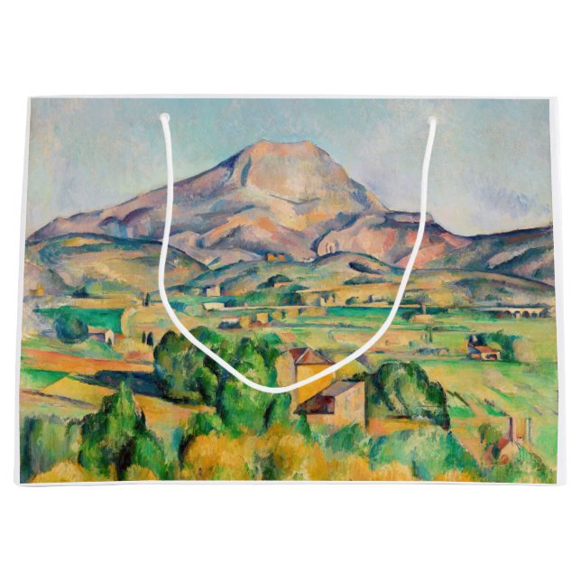 Grand Sac Cadeau Paul Cezanne - Mont Sainte-Victoire (Devant)