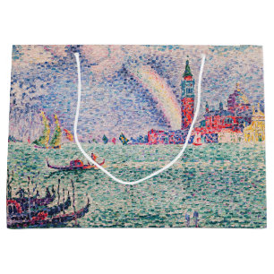 Grand Sac Cadeau Paul Signac - Arc-en-ciel, Venise