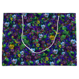 Grand Sac Cadeau Pensées [violettes] par Jason Street