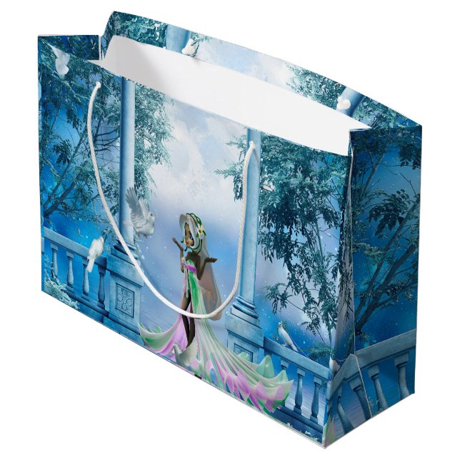 Grand Sac Cadeau Petite fée (Dos Angle)