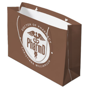 Grand Sac Cadeau PharmD Docteur en pharmacie Pharmacy Graduation Ph