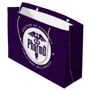 Grand Sac Cadeau PharmD Docteur en pharmacie Pharmacy Graduation Ph