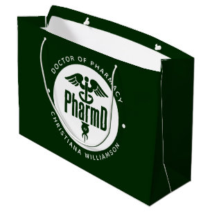 Grand Sac Cadeau PharmD Docteur en pharmacie Pharmacy Graduation Ph