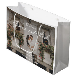 Grand Sac Cadeau Photo Elegant Wedding Welcome
