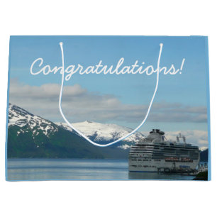 Grand Sac Cadeau Photographie de voyage de croisière en Alaska