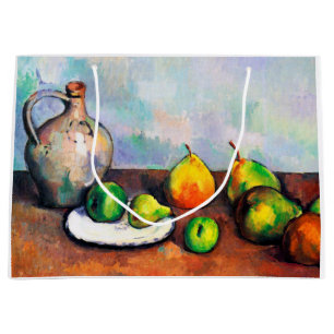 Grand Sac Cadeau Pichet et Fruits, Paul Cézanne