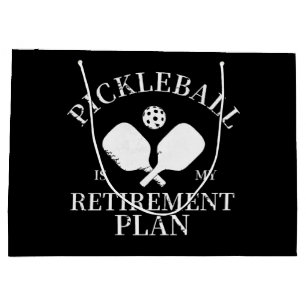 Grand Sac Cadeau pickleball est mon projet de retraite