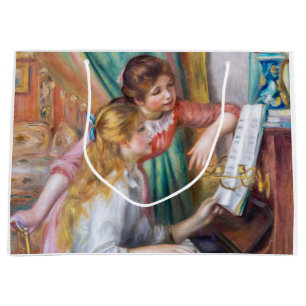 Grand Sac Cadeau Pierre Auguste Renoir - Jeunes filles au piano