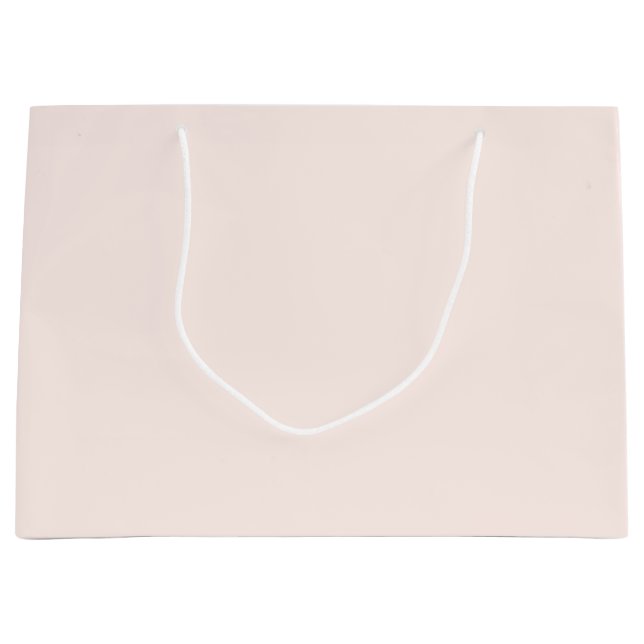 Grand Sac Cadeau Pink Christmas Solid Color (Devant)