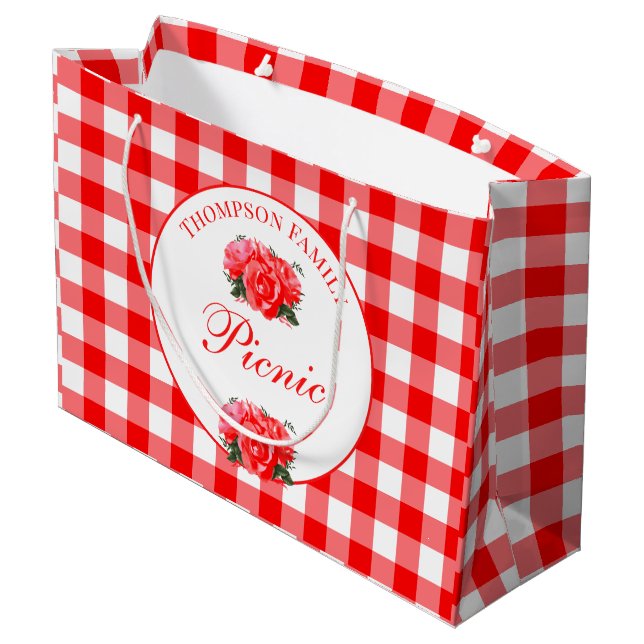 Grand Sac Cadeau Pique-nique (Dos Angle)