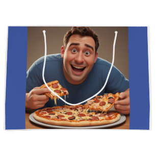 Grand Sac Cadeau Pizza Man