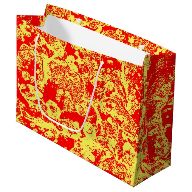 Grand Sac Cadeau Pizza Pop (Devant Angle)