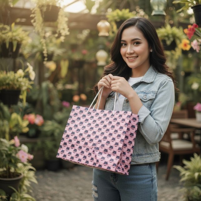 Grand sac cadeau Planet Cat (Créateur téléchargé)