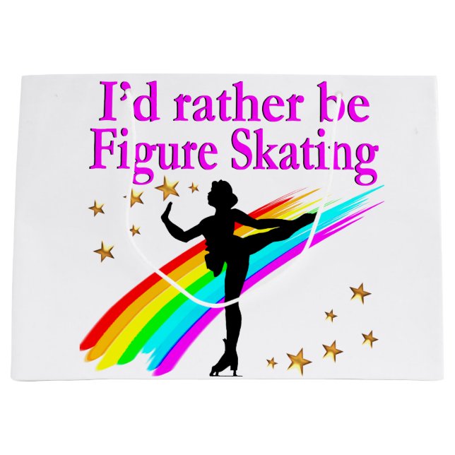 GRAND SAC CADEAU PLUTÔT ÊTRE DU SKATING FIGURE (Devant)