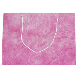 Grand Sac Cadeau Pochette-cadeau Fur Rose Frenzy